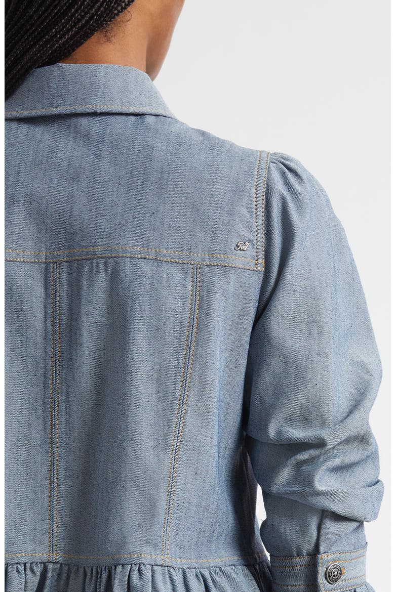 Delanie Denim Jacket, Alternate, color, LIGHT INDIGO