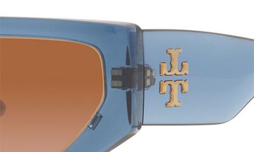 Tory Burch 55mm Rectangular Sunglasses