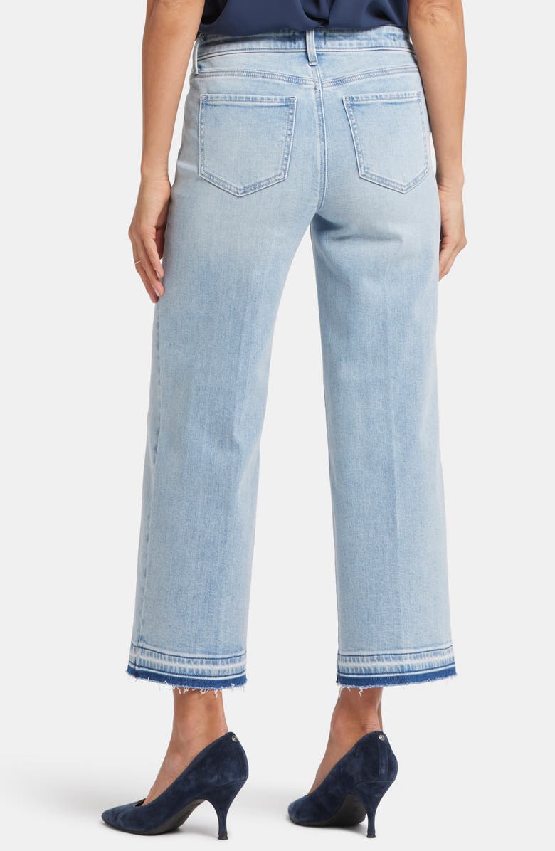 NYDJ Teresa Release Hem Ankle Wide Leg Jeans, Alternate, color, Misty Ridge
