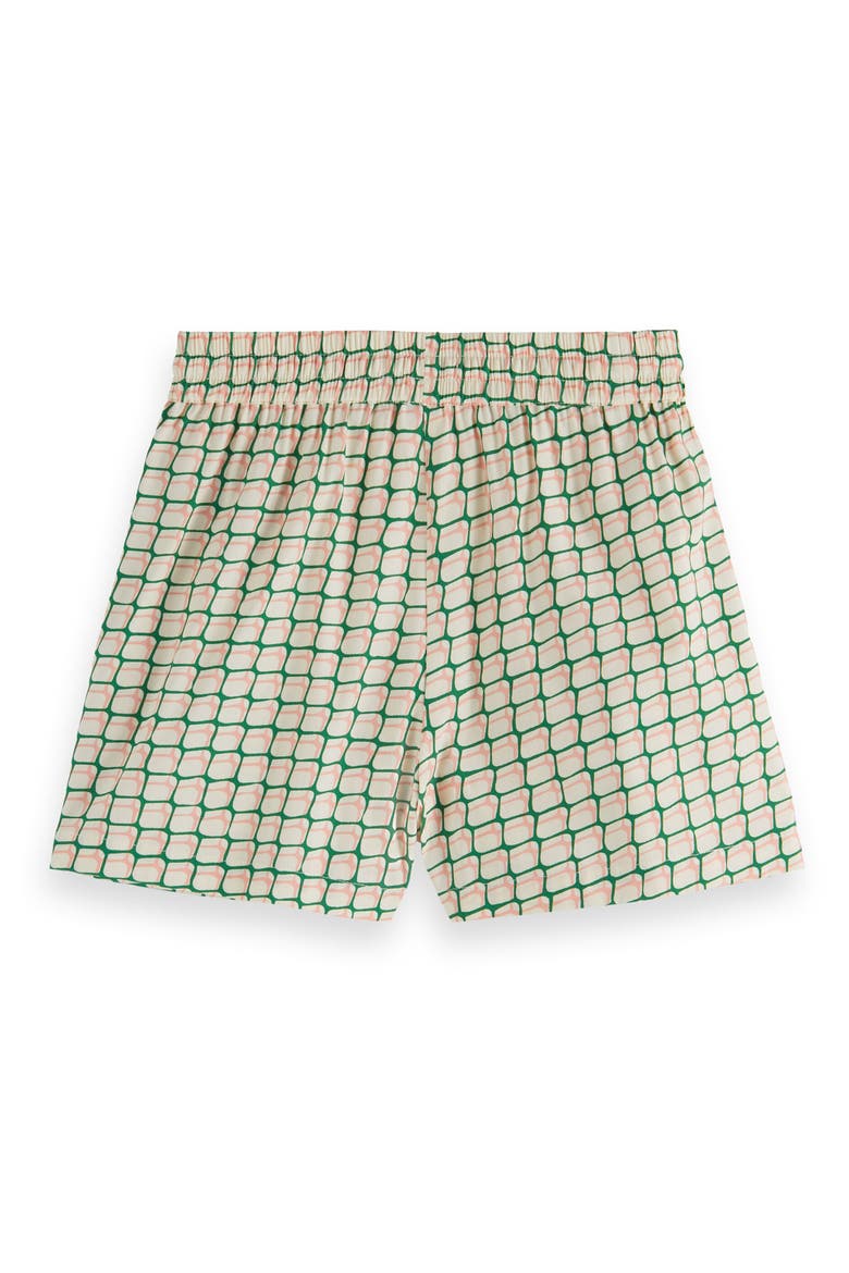 Kids' Geo Print Drawstring Shorts, Alternate, color, DOUBLES NET