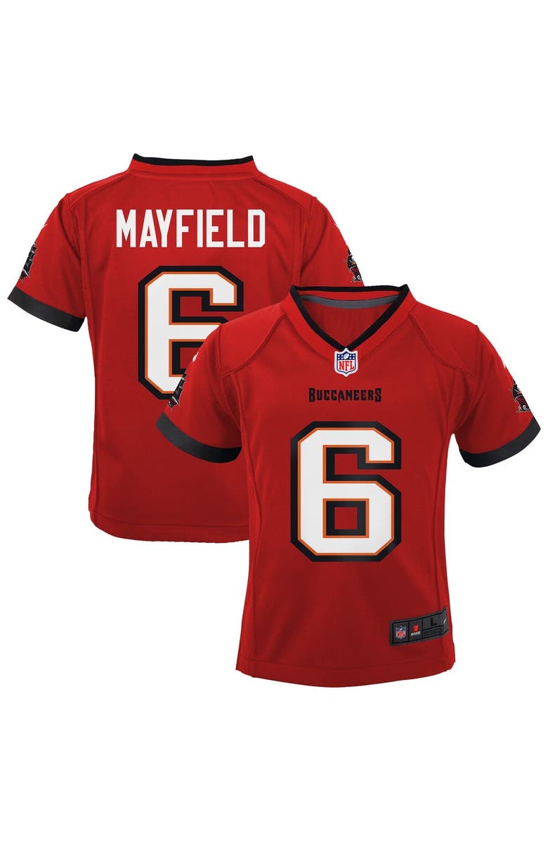 Nike Preschool Nike Baker Mayfield Red Tampa Bay Buccaneers Team Player Game Jersey, Main, color, Red