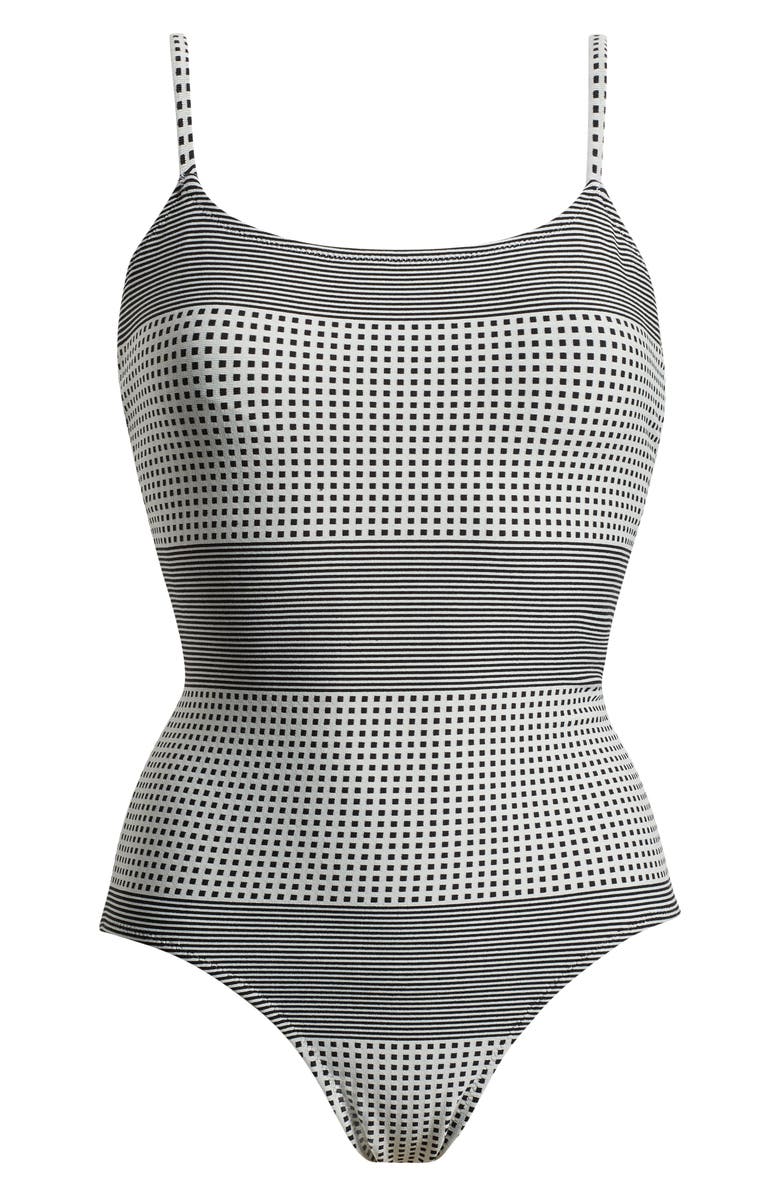 lemlem Elene One-Piece Swimsuit, Alternate, color, Semira Vanilla