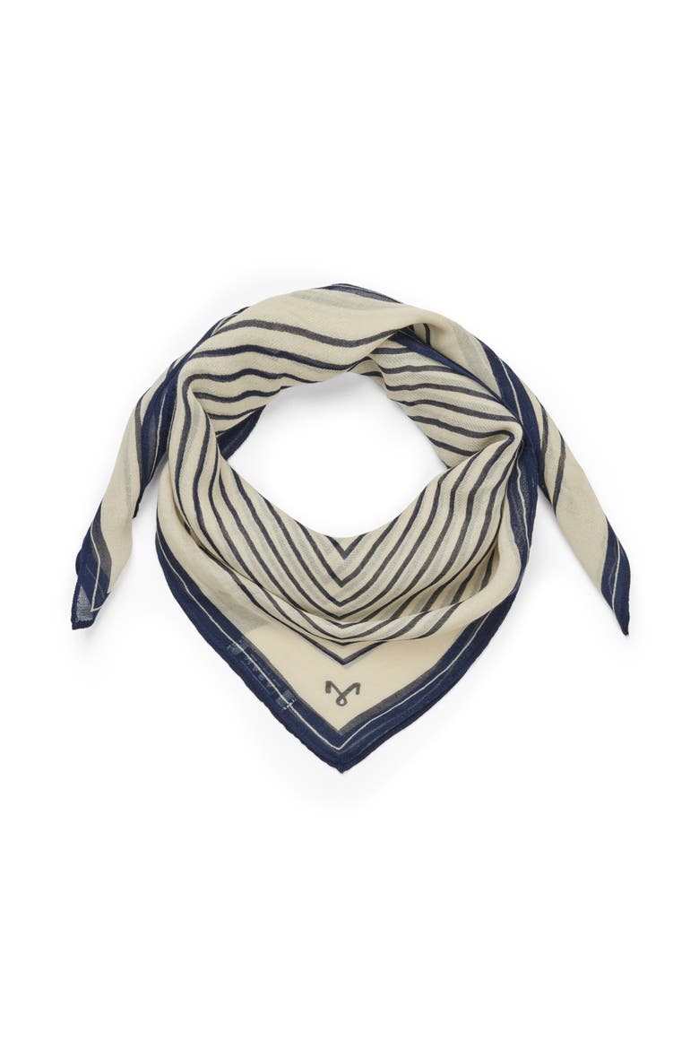 MaAlissea Lightweight Square Neck Scarf, Alternate, color, Navy Blazer