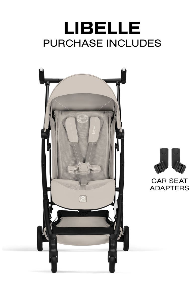 Libelle Ultra Lightweight Travel Stroller, Alternate, color, DUNE GREY