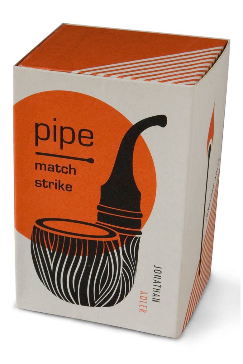 'Pipe' Porcelain Match Strike, Alternate, color, WHITE