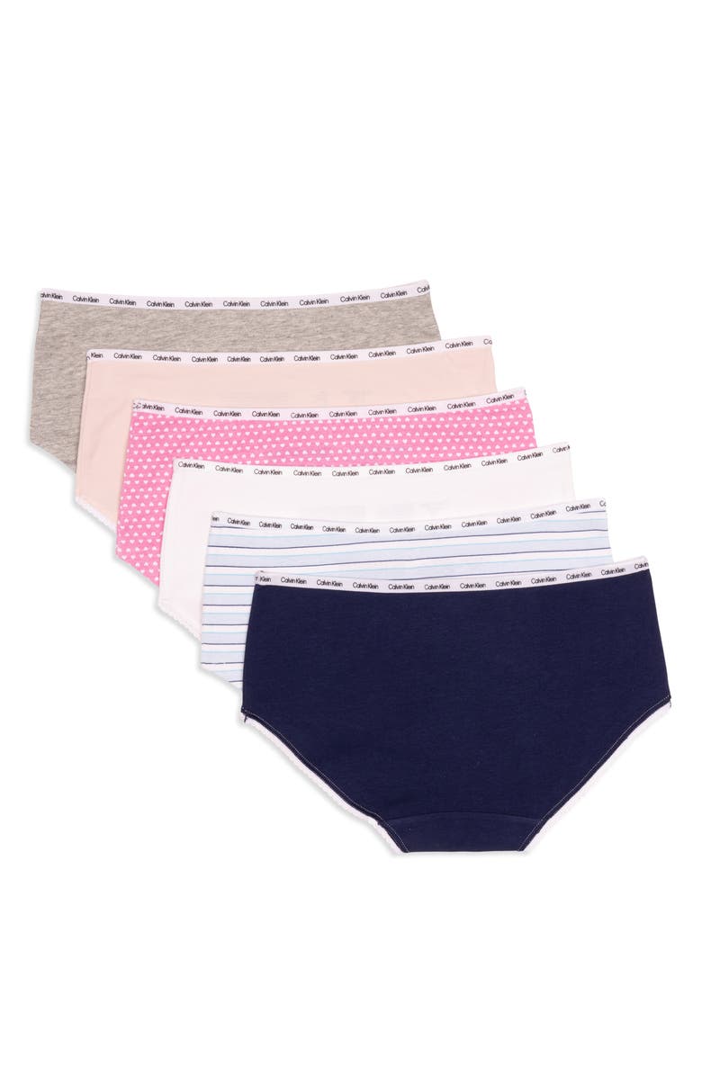 Calvin Klein Kids' 6-Pack Hipster Briefs, Alternate, color, Ck Stripes Pk