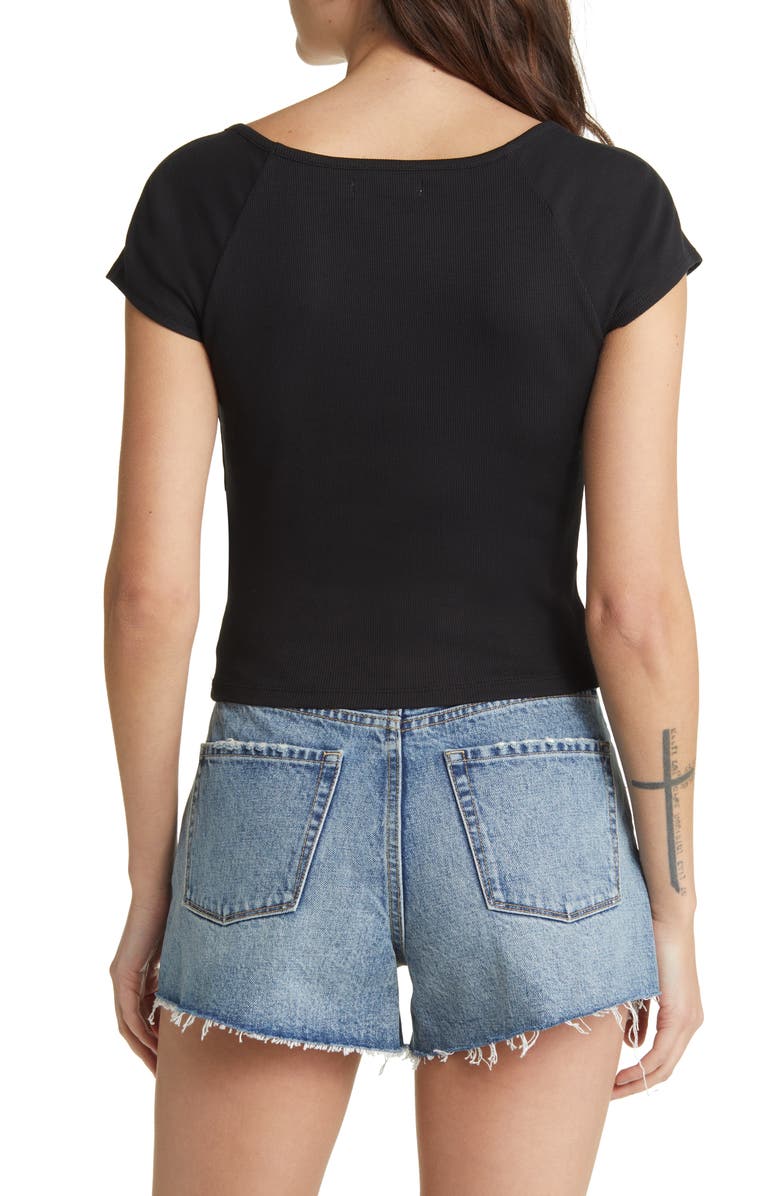 Madewell Brightside Square Neck T-Shirt, Alternate, color, 