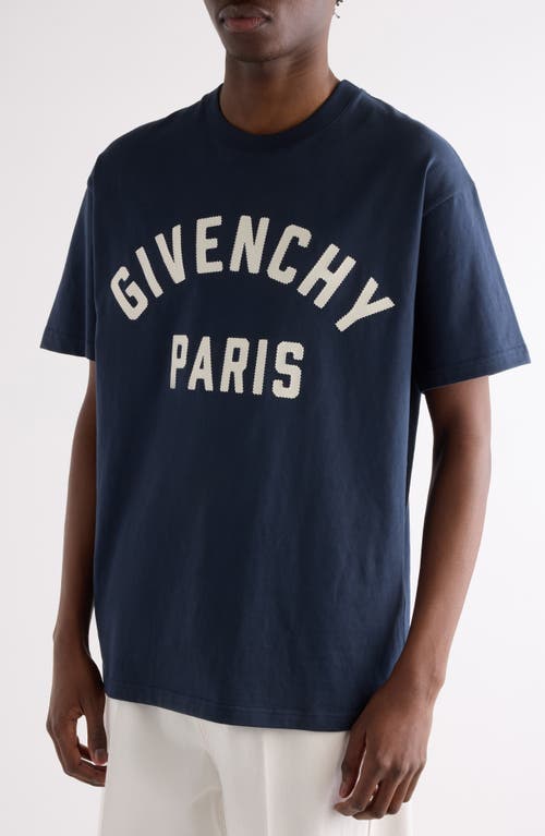 Givenchy Logo T-shirt In Blue