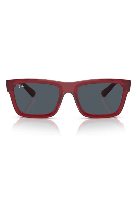Warren 57mm Rectangular Sunglasses