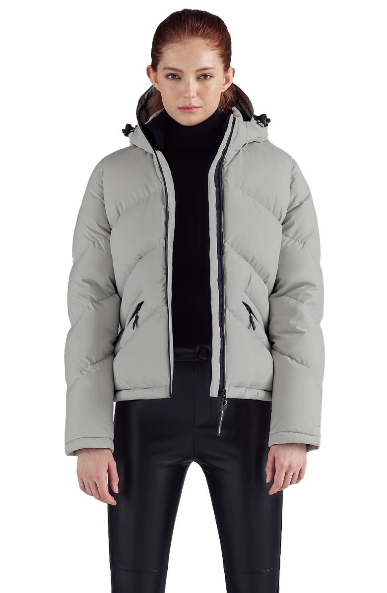 Triple F.A.T. Goose Brenay Women's Puffer Down Jacket, Main, color, Quiet Grey