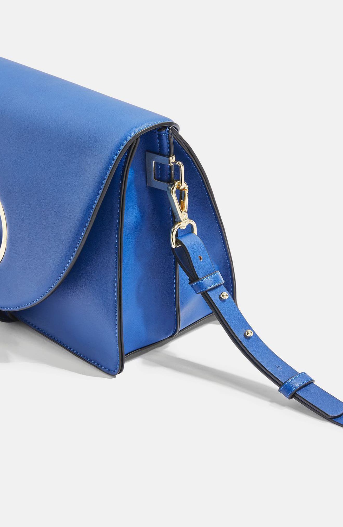 Shay Ring Shoulder Bag, Alternate, color, BLUE