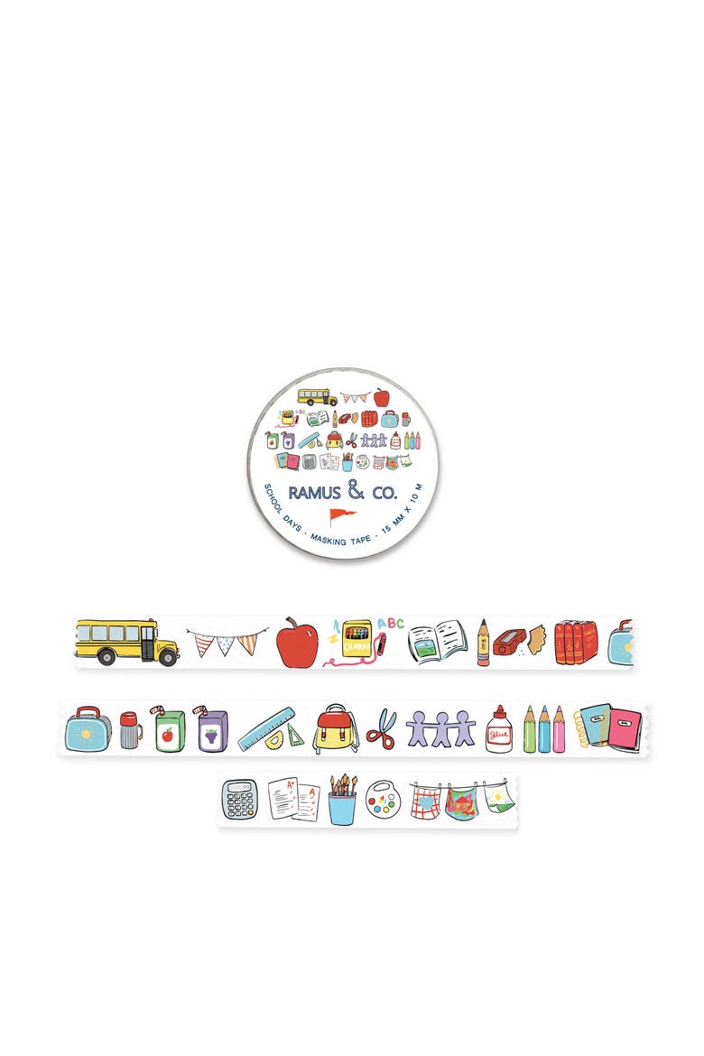 Illustrated Masking Tape - 3ct Rolls, Assorted Rolls, Alternate, color, Multi-Pack