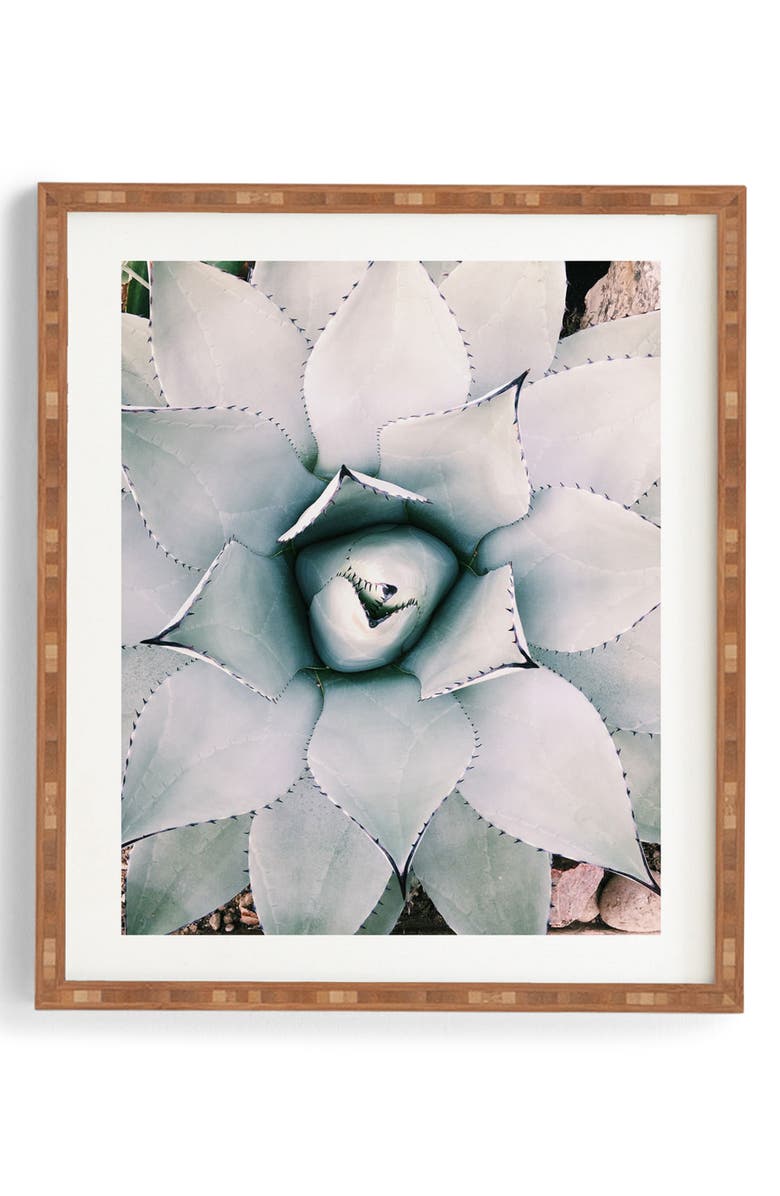 Deny Designs My Desert Rose Framed Wall Art, Main, color,
