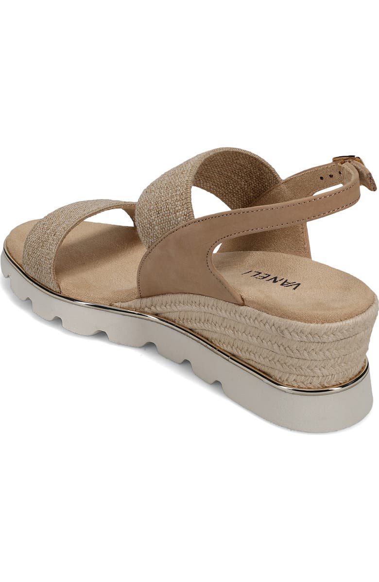 VANELi Cybele Espadrille Wedge Sandal, Alternate, color, Natural