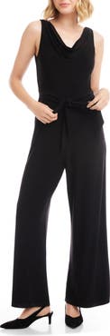 Karen Kane Camila Cowl Neck Travel Jersey Jumpsuit