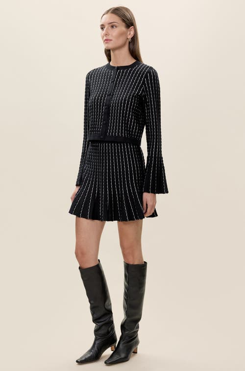 Rebecca Taylor Dorothy Sweater Skirt In Black