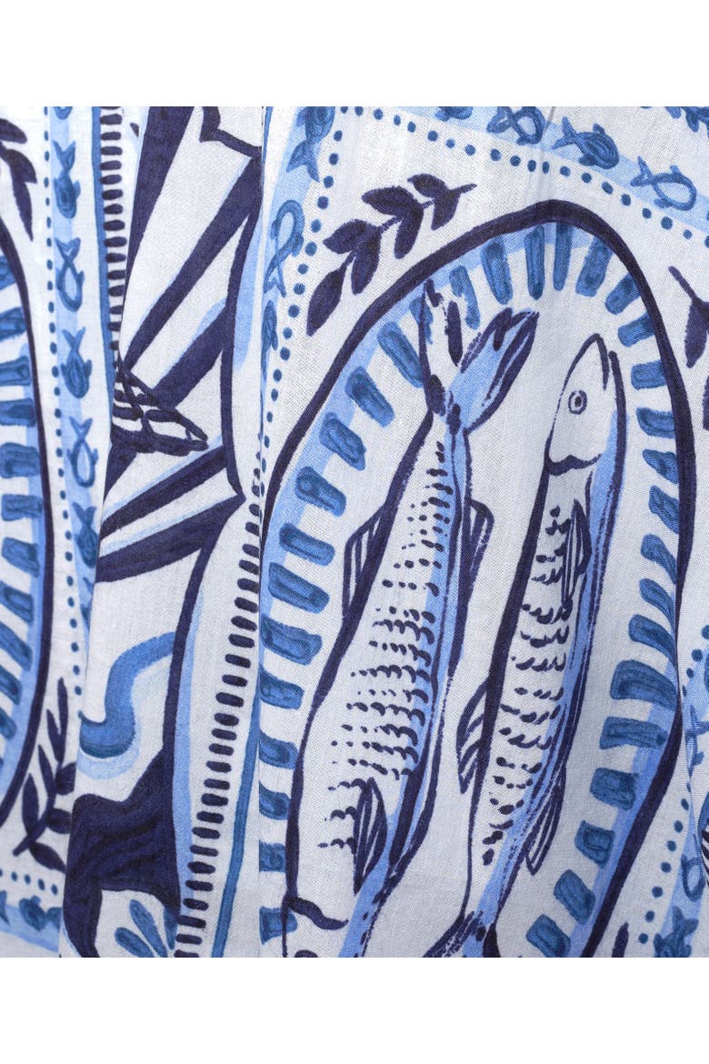 Montauk Tile Robe, Alternate, color, Ultramarine