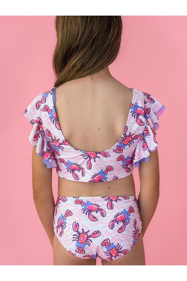 Butterfly Tankini 2-Piece Swimsuit, Alternate, color, Pink Lobster Lagoon