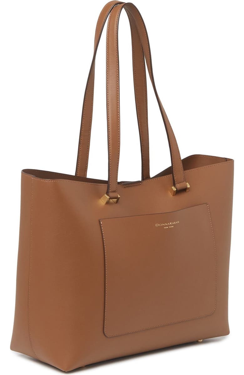 Donna Karan New York Karla Leather East/West Tote, Alternate, color,