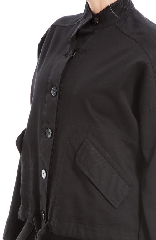 Max Studio 2 Pocket Jacket In Black-black
