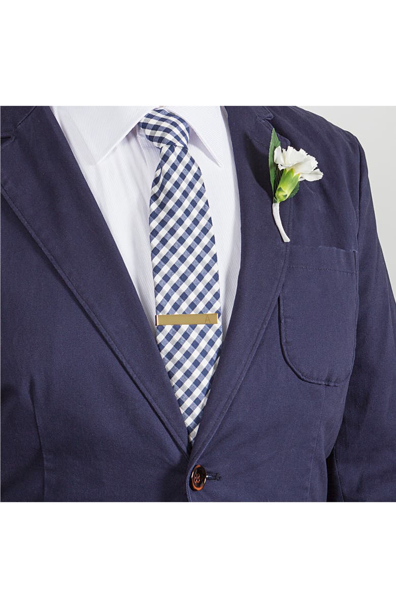 Cathy's Concepts Monogram Tie Clip, Alternate, color, 