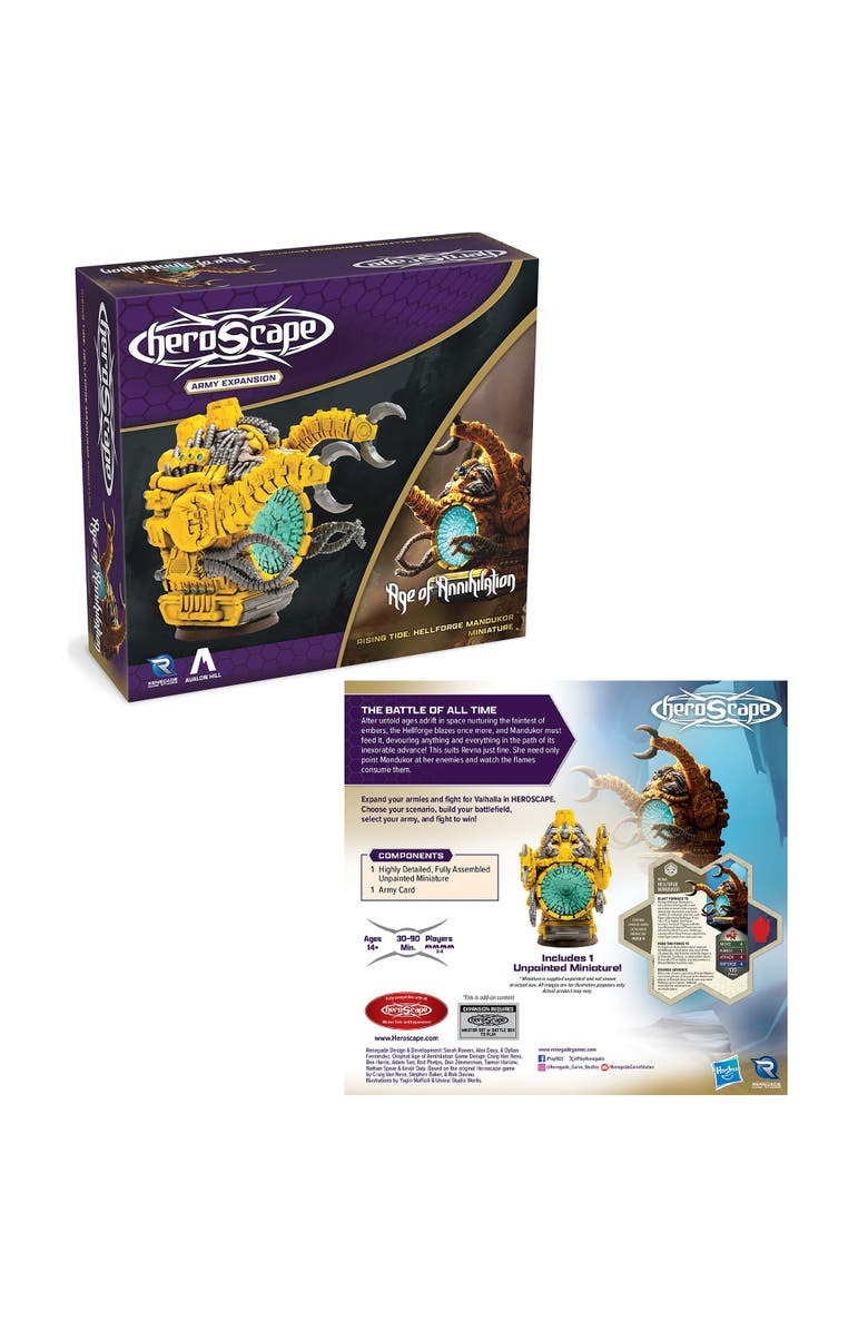 Renegade Games Heroscape Rising Tide, Hellforge Mandukor Army Expansion, Alternate, color, Multicolored