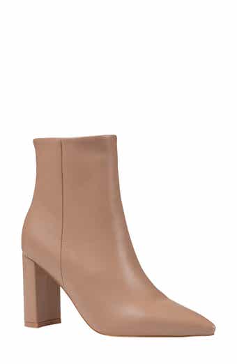 Hadley Faux Leather Pointed Toe Bootie
