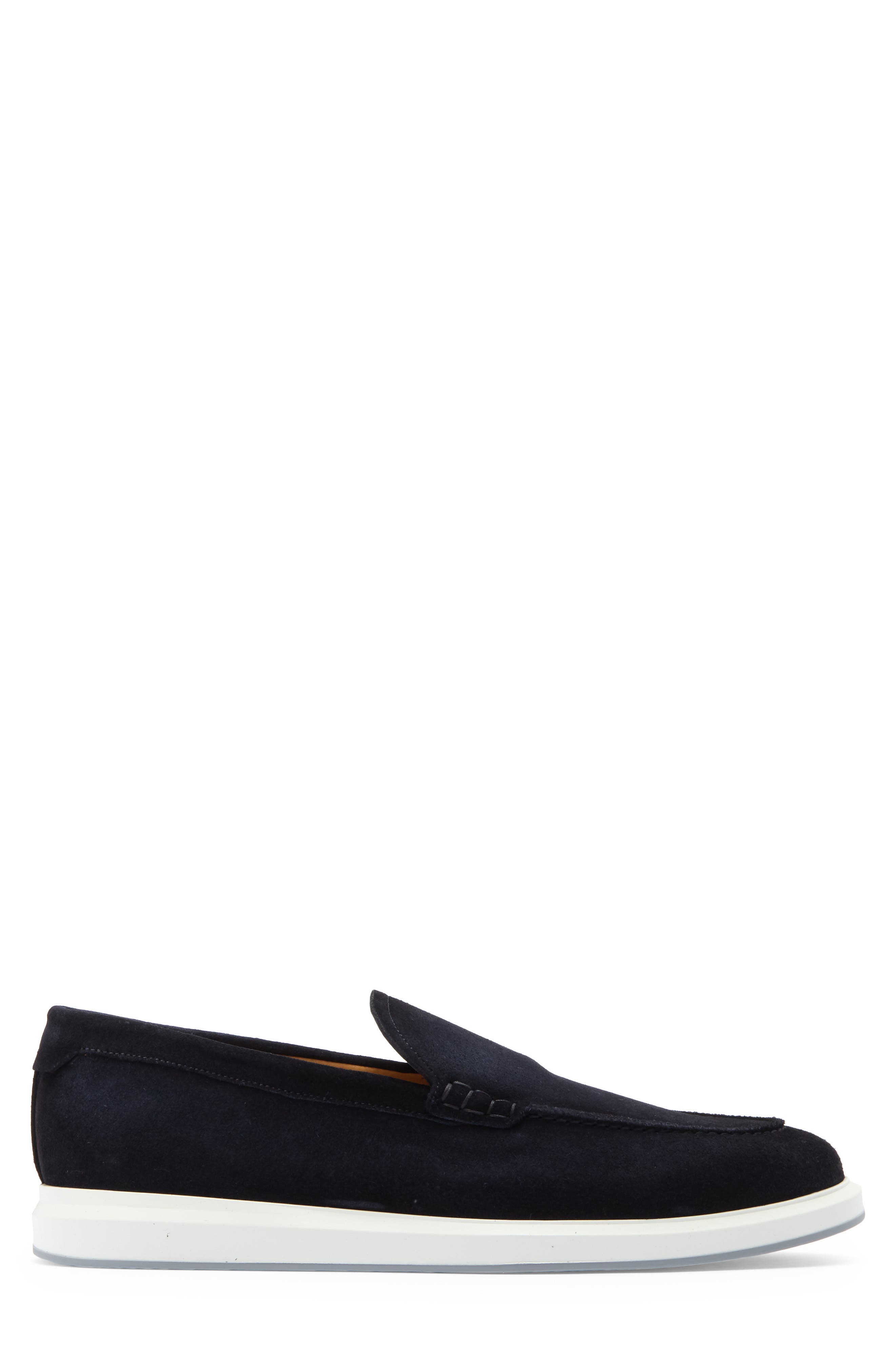 Orion Suede Slip-On Sneaker, Alternate, color, NAVY SUEDE