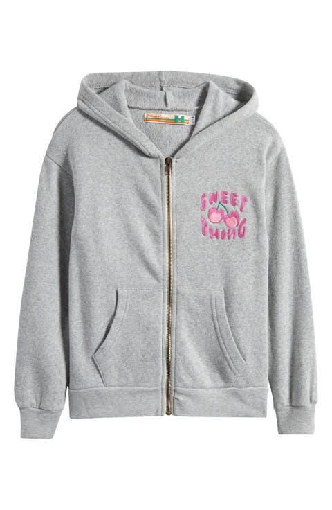 Kids' Sweet Thing Patch Zip Hoodie (Big Kid)