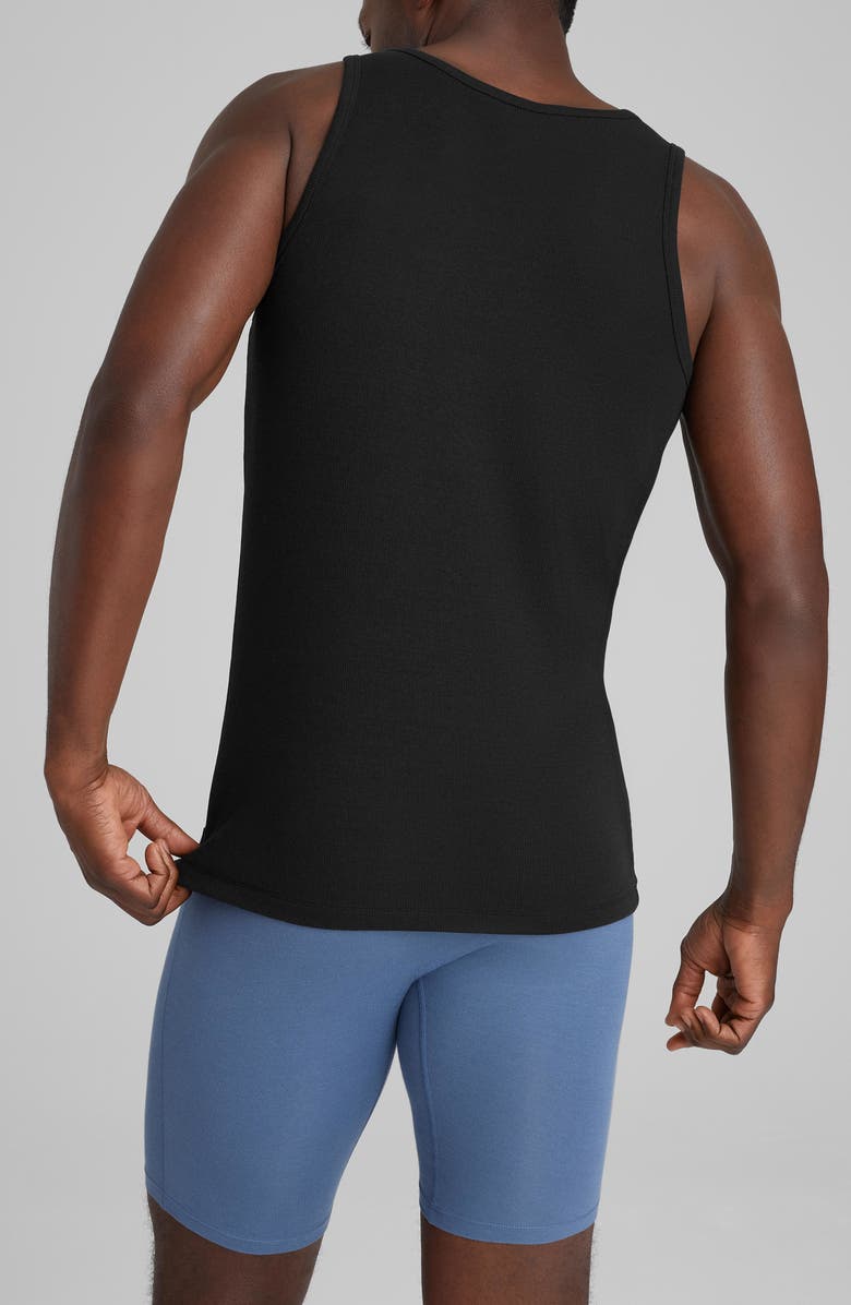 Tommy John Men's Cool Stretch Cotton 3-Pack Rib Tanks, Alternate, color, 