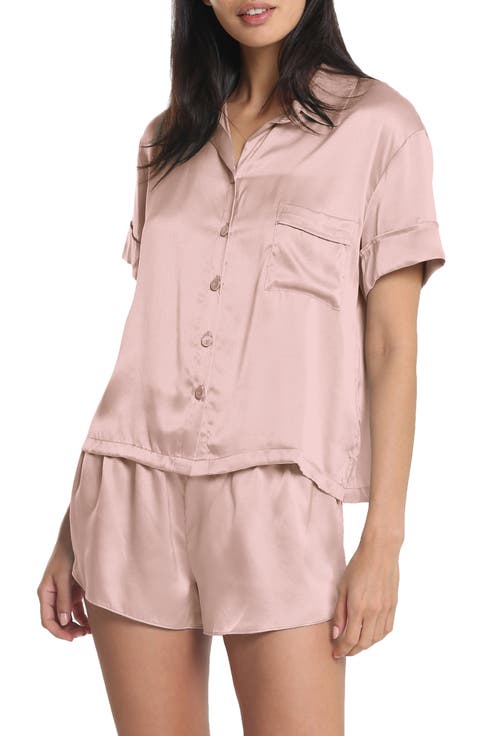 Short Silk Pajamas