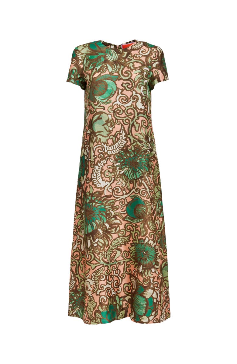 La DoubleJ Swing Dress Anemone Pink Olive, Alternate, color,