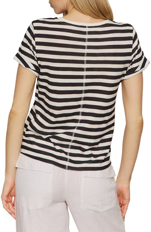 SANCTUARY SANCTUARY ABSTRACT PRINT COTTON T-SHIRT