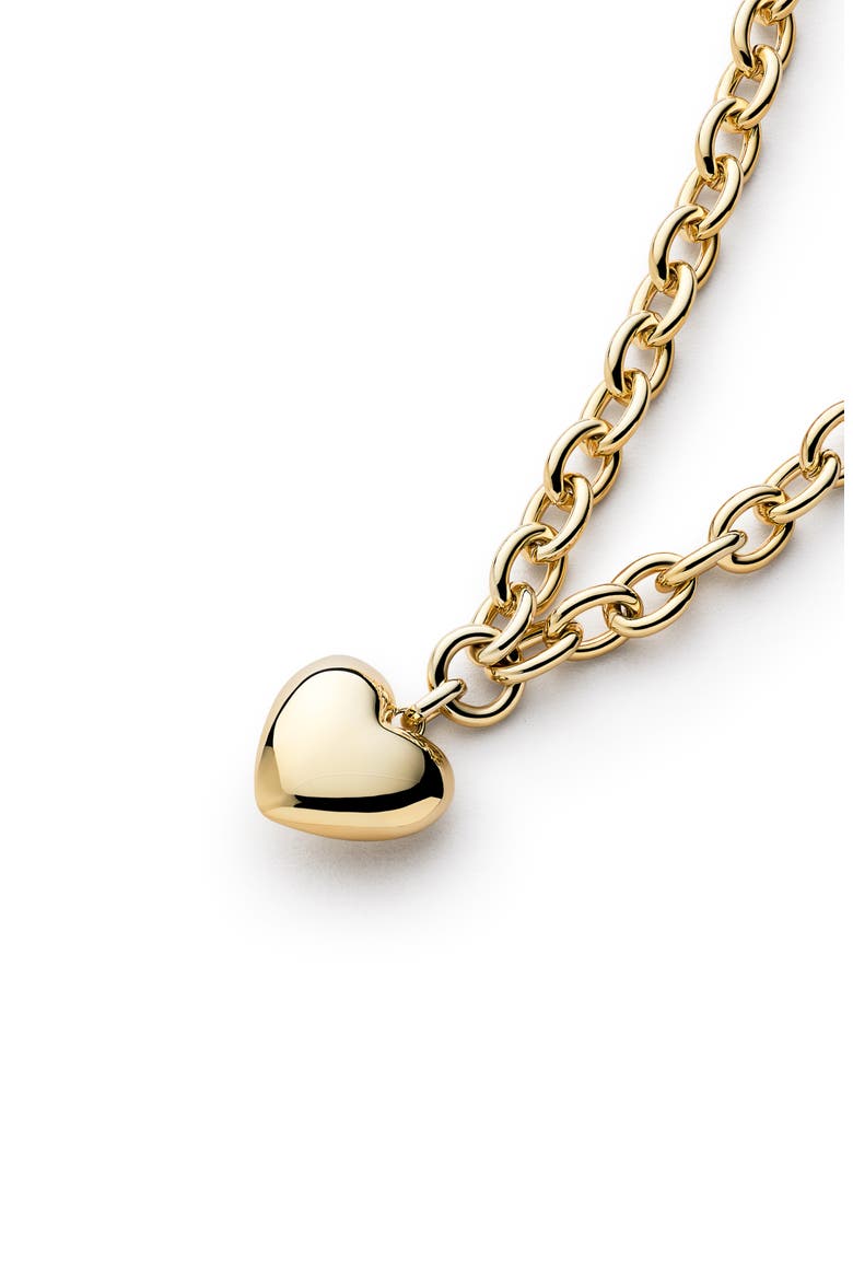 Heart Pendant Necklace, Alternate, color, GOLD
