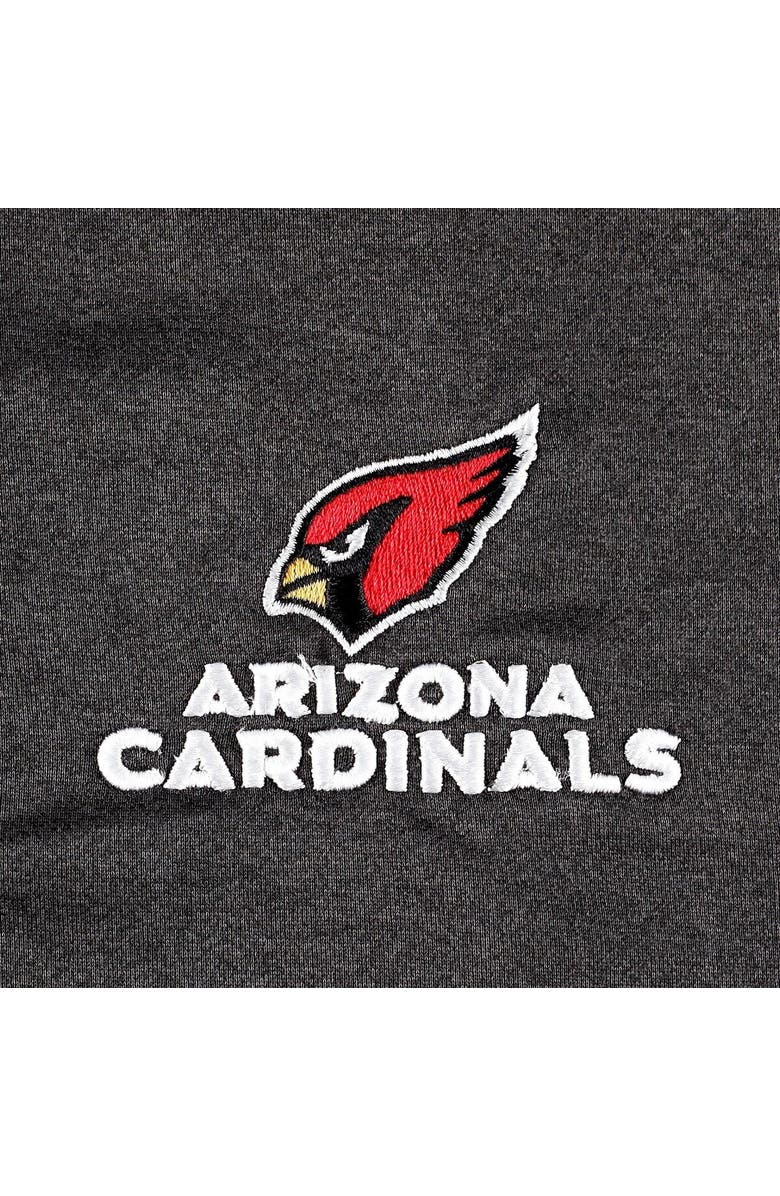 DUNBROOKE Men's Dunbrooke Heather Black Arizona Cardinals Freestyle Coated Tech Fleece Full-Zip Jacket, Alternate, color, 