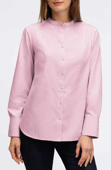 Kris Tux Bib Cotton Button-Up Shirt