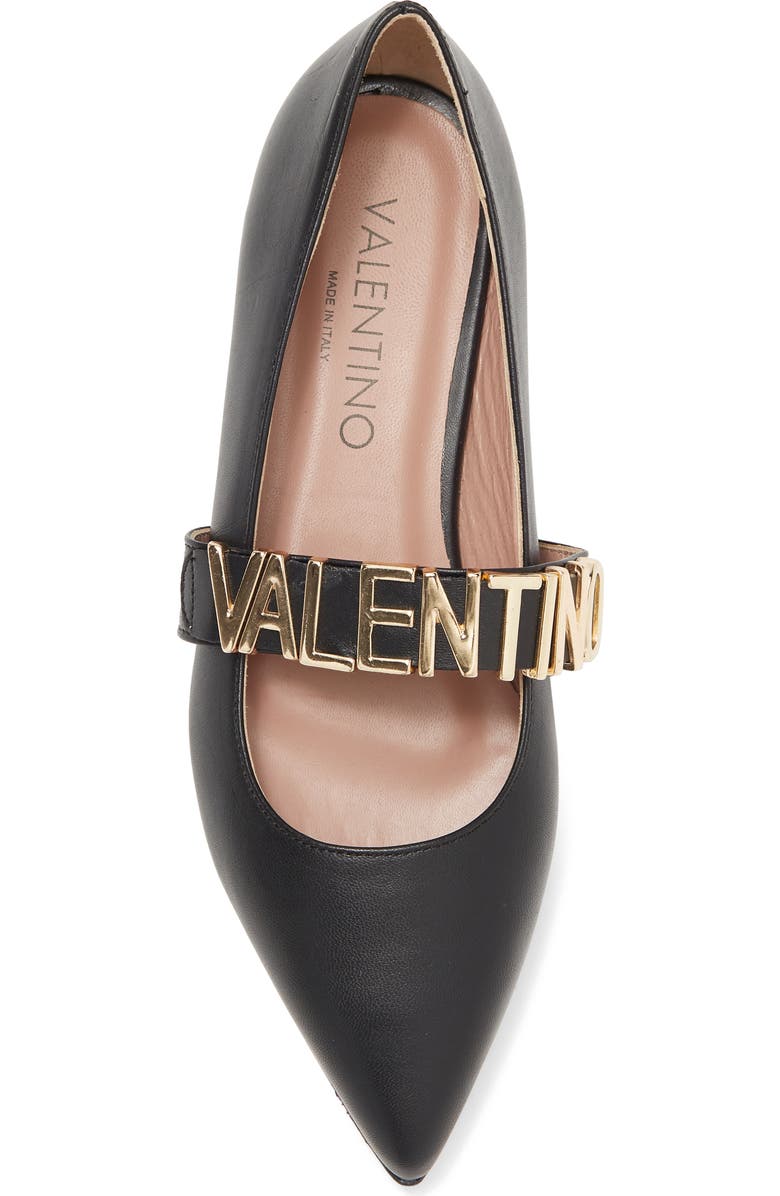 VALENTINO BY MARIO VALENTINO Claudia Logo Strap Flat, Alternate, color,