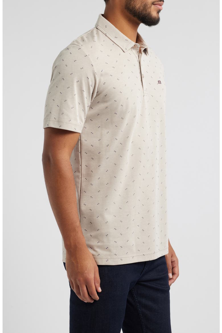 Canyon Hike Dot Print Polo, Alternate, color, OXFORD TAN