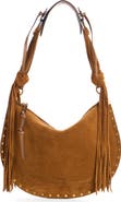 Isabel Marant Oskan Soft Suede Shoulder Bag