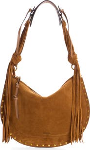 Isabel Marant Oskan Soft Suede Shoulder Bag