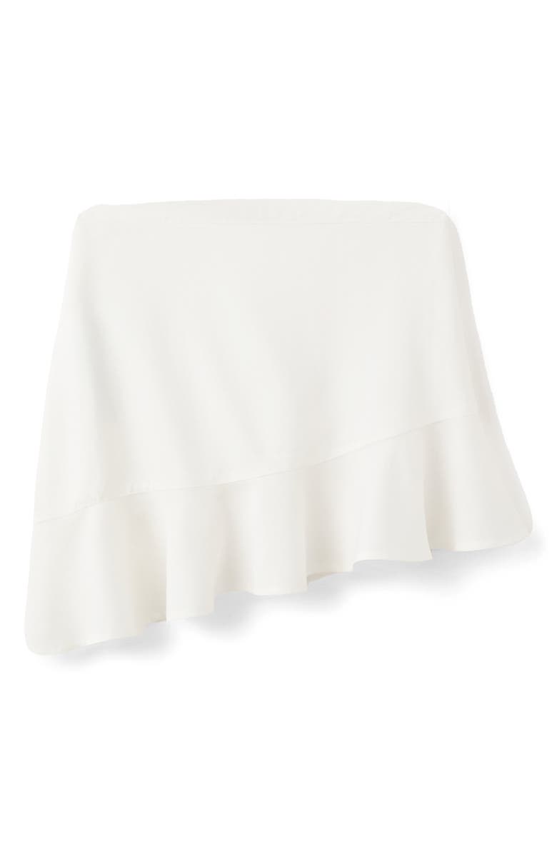 MANGO TEEN Asymmetrical Ruffled Miniskirt, Main, color, 