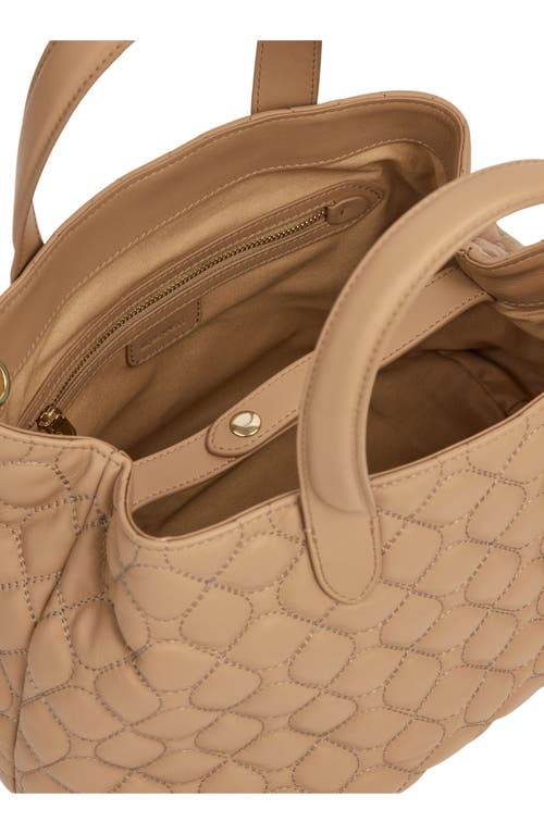 Lk Bennett Juliette Quilted Leather Tote In Brown