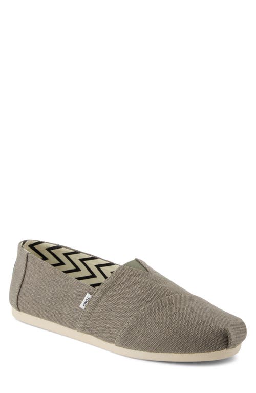 Toms Classic Alpargata Slip-on In Grey