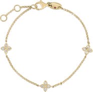 Roberto Coin Love by the Inch Diamond Flower Bracelet