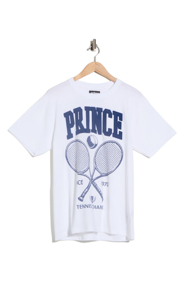 Prince Graphic Print T-Shirt, Main, color, White