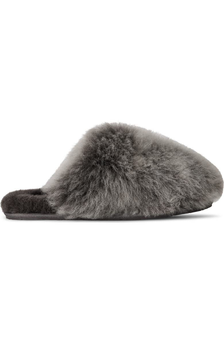 UGG<sup>®</sup> Scuffette Chalet Genuine Sheepskin Slipper, Alternate, color, Charcoal