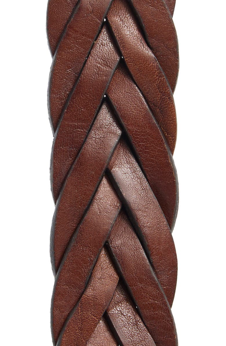 Cole Haan Braided Leather Belt, Alternate, color, 