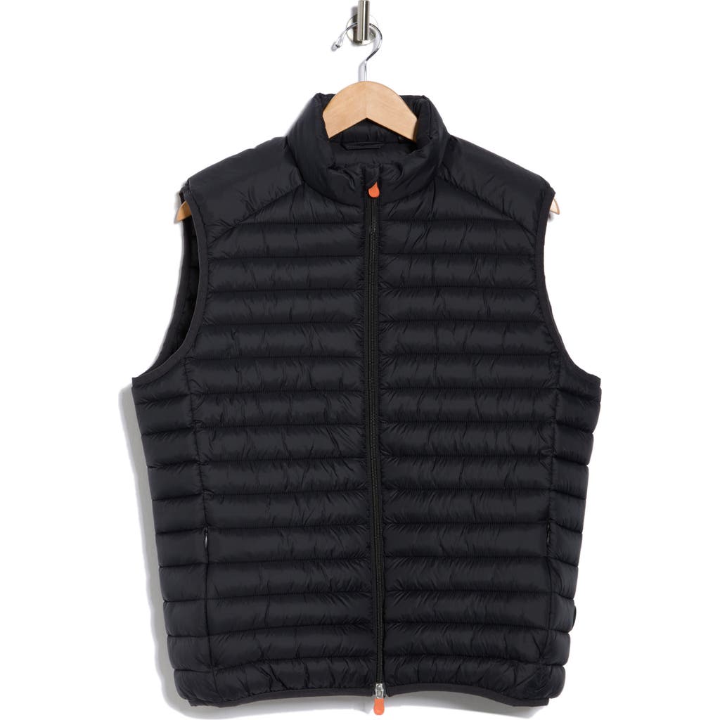 Save The Duck Remo Water Resistant Packable Puffer Vest In Black