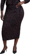 ELOQUII Floral Intarsia Sweater Skirt