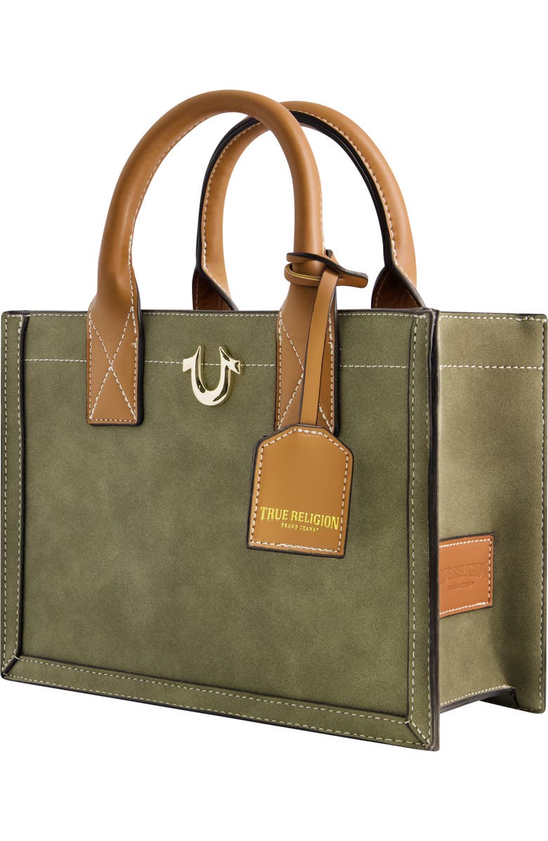 True Religion Horseshoe Tote Bag, Alternate, color, Olive